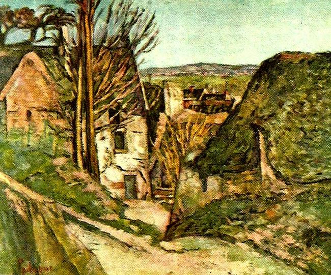Paul Cezanne den hangdes hus oil painting image
